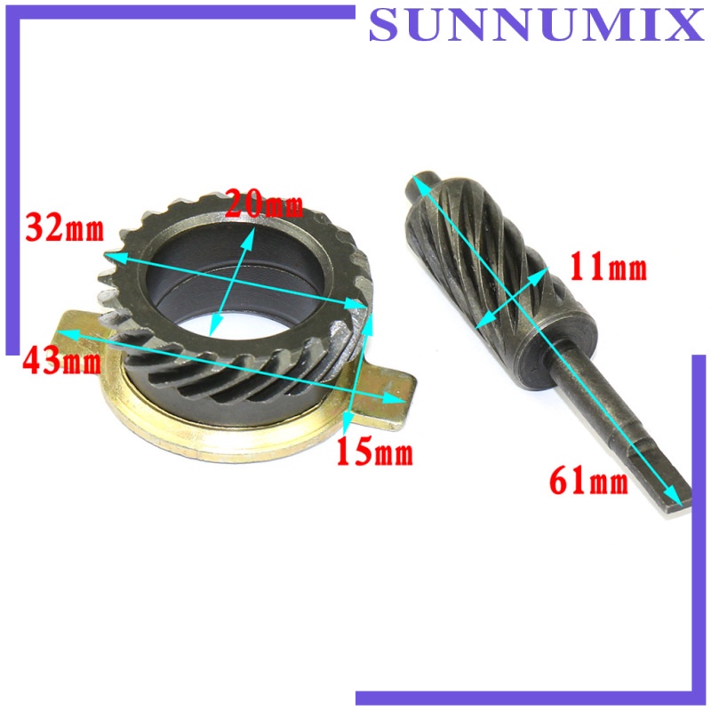 [SUNNIMIX] Front Wheel Speedometer Drive Gear Hub Connector Kit for Motorcycle Scooter | BigBuy360 - bigbuy360.vn