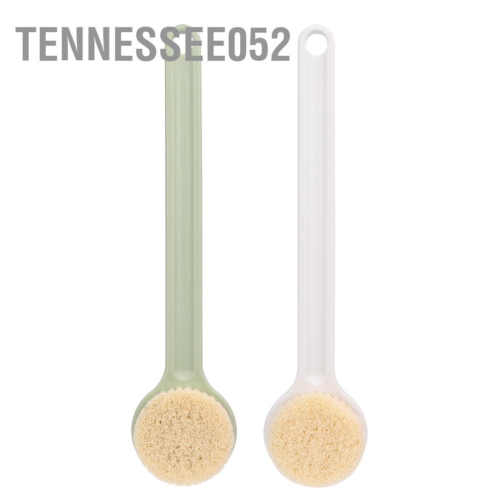 Bàn chải lông mềm tay cầm dài dùng khi tắm và tẩy tế bào chết giúp da sạch sâu