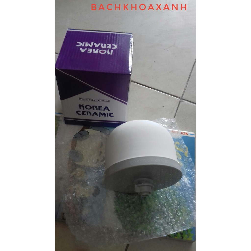 Nấm sứ bình lọc nước Korea Ceramic loại 1 (Trắng)