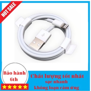 Cáp Sạc iPhone lightling Zin foxcom cho iphone 5 đến Xs max,bảo hành 6tháng