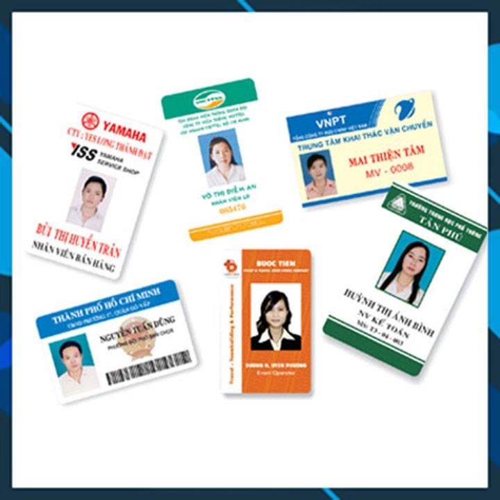 10 Phôi thẻ nhựa PVC trắng in trực tiếp