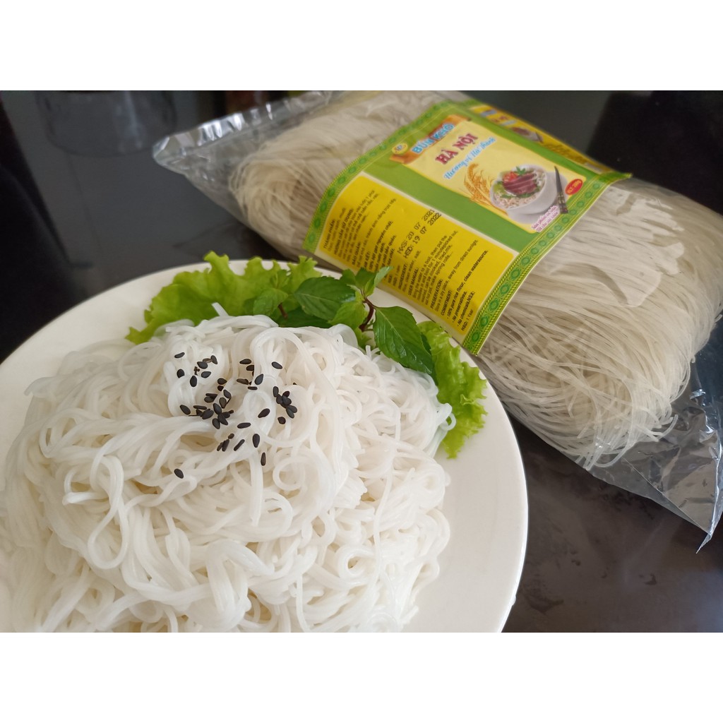 BÚN KHÔ HÀ NỘI - 100% TỪ GẠO (KHÔNG PHỤ GIA, KHÔNG CHẤT BẢO QUẢN)