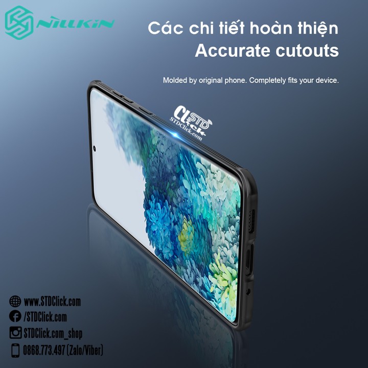 ỐP LƯNG SAMSUNG GALAXY S20 PLUS - S20 PLUS 5G NILLKIN CAMSHIELD PRO BẢO VỆ CAMERA CHÍNH HÃNG