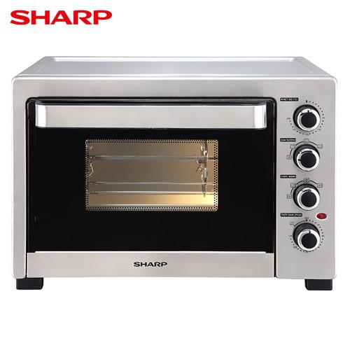 Lò nướng Sharp EO-A384RCSV-ST 38 lít, Công suất:1800 W, Khoang và vỏ lò thép không gỉ, Quạt đối lưu, Nướng xiên quay