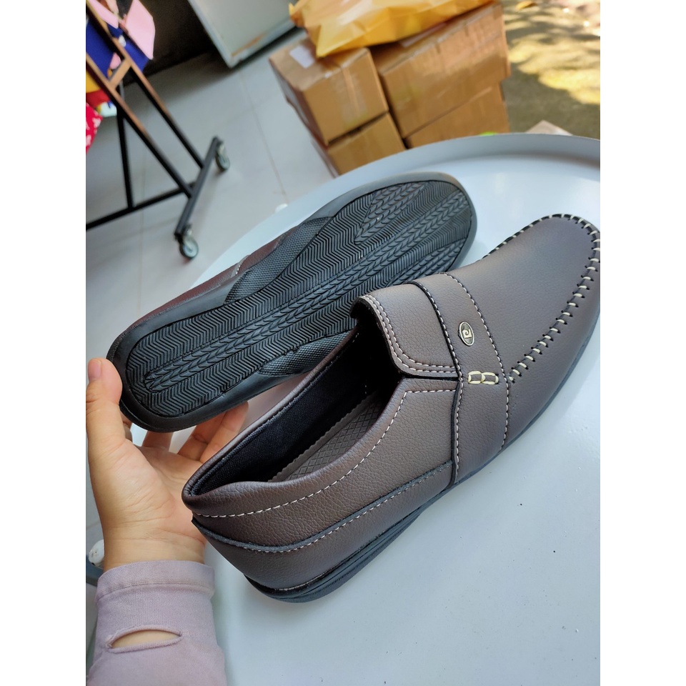 Giày lười nam mẫu mới , nk07 size từ 39 - 43 , màu đen , nâu đen
