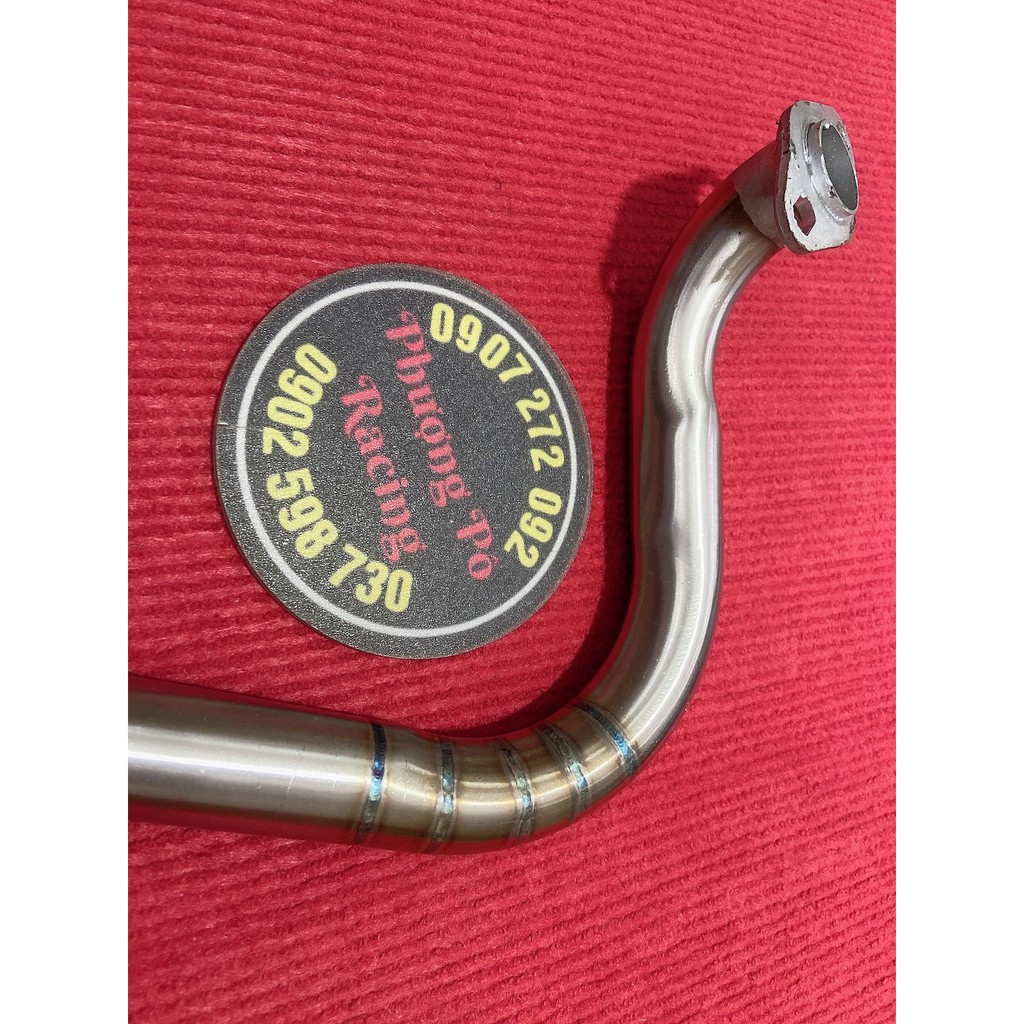 Cổ pô inox 304 khắc sâu 27mm x 1.5mm gắn pô Zin dành cho VARIO / CLICK THÁI