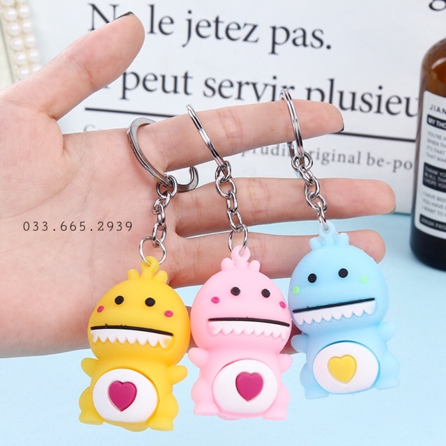 Móc Khoá Hình Chú Khủng Long Cute Đáng Yêu - Sunni Shop