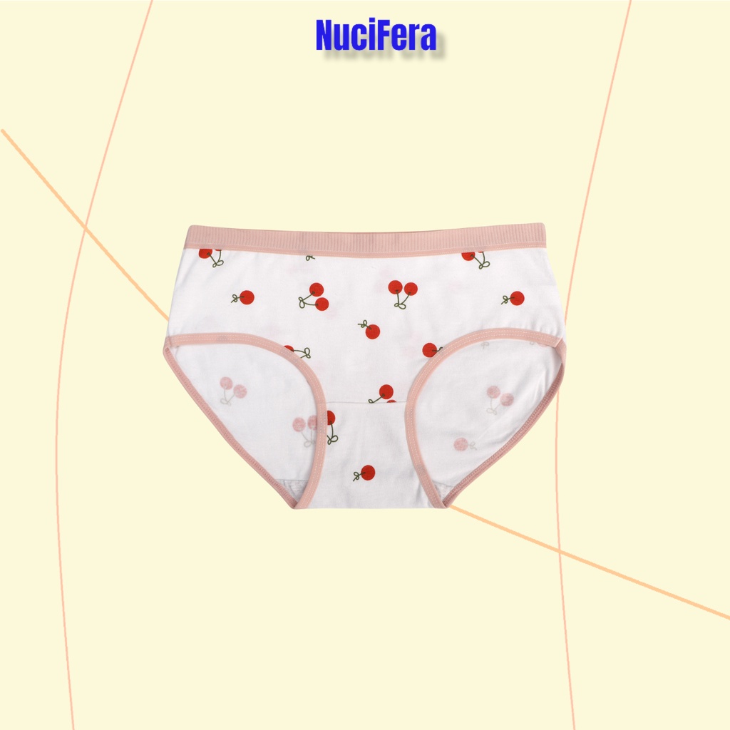 Set 5 quần lót nữ họa tiết Chery_NuciFera