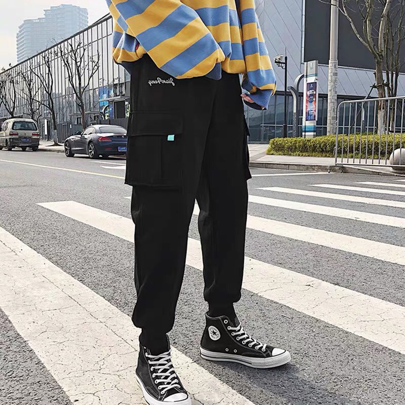 Quần jogger kaki túi hộp Thêu túi hộp, ulzzang WIND | BigBuy360 - bigbuy360.vn