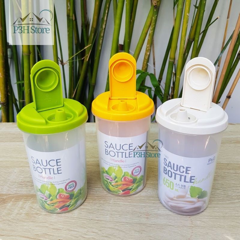 Bình đựng nước sốt dầu ăn Lock&amp;Lock Sauce Bottle dung tích 650ml HTE401