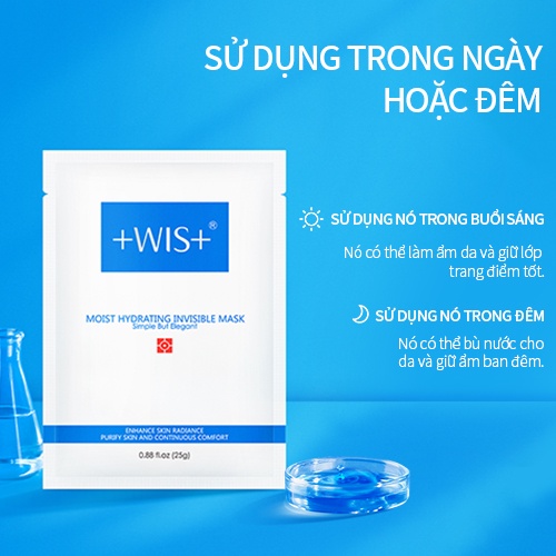 Mặt nạ dưỡng ẩm WIS giúp làm sáng dịu da kiểm soát dầu cho mọi loại da