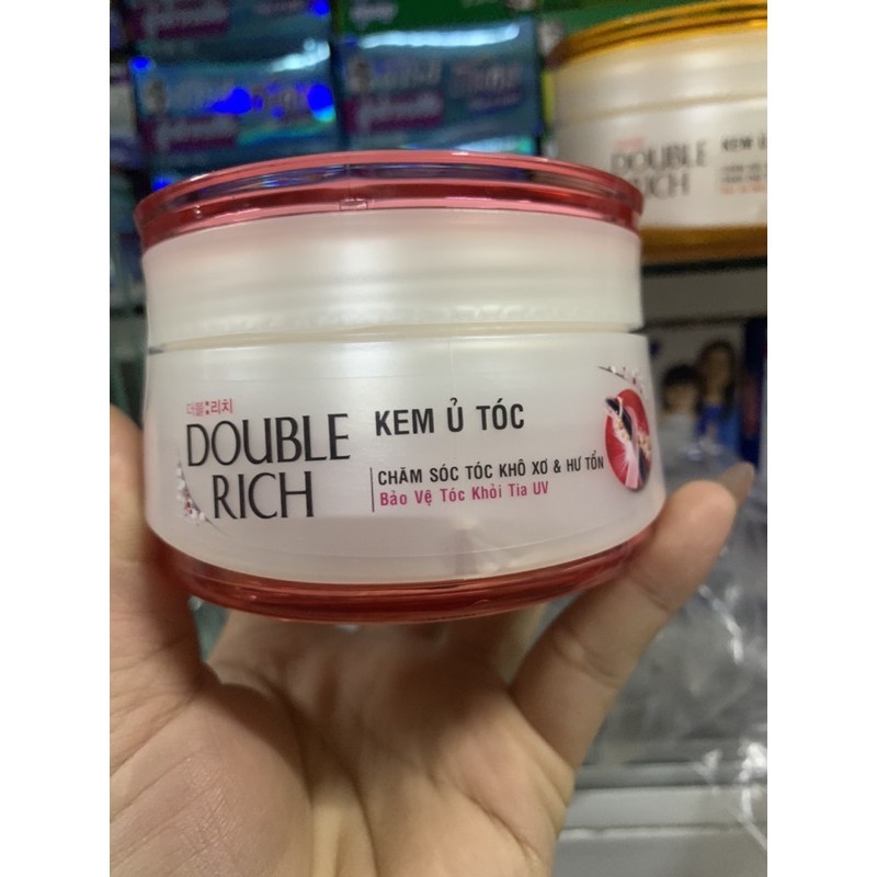 Kem ủ tóc Double Rich Hair Mask 150ml (mầu hồng )