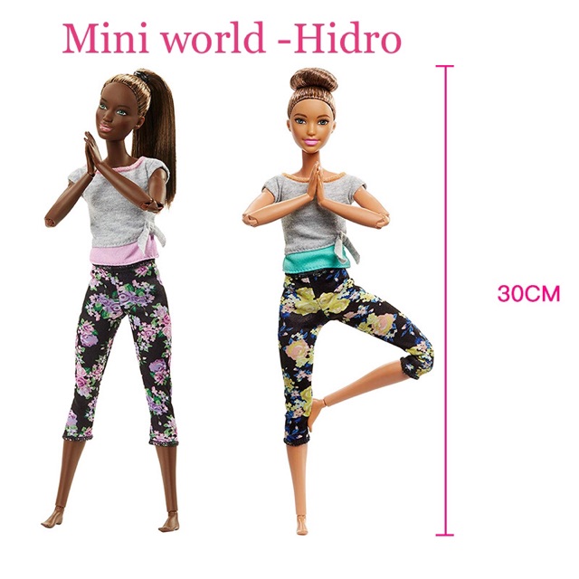 Búp bê Barbie made to move Mtm yoga, dancer chính hãng