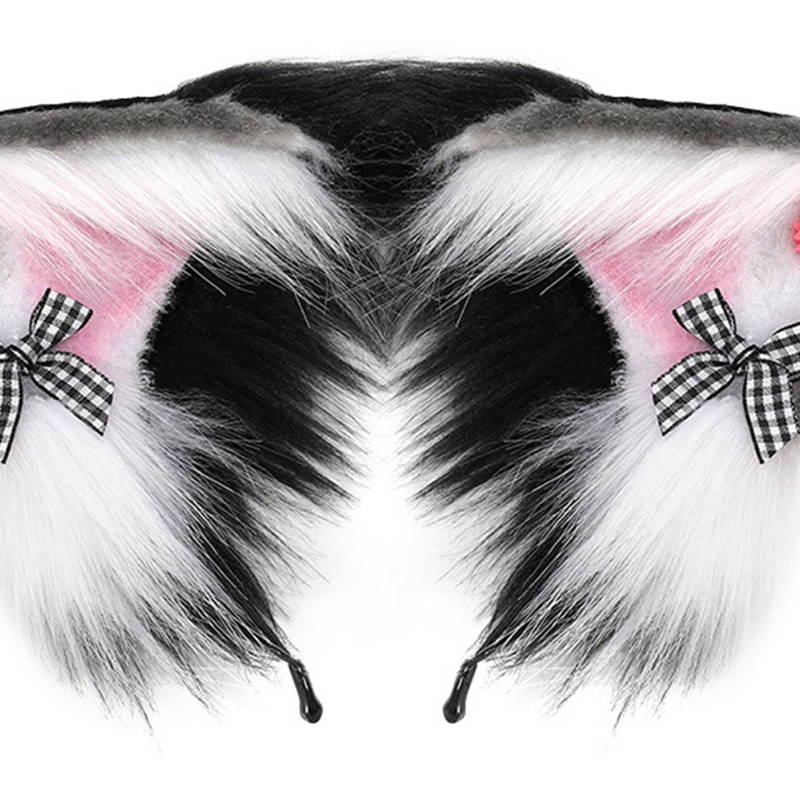 Cài Tóc Hình Tai Cáo Hoạt Hình Bằng Lông Nhung Phát Sóng Trực Tiếp Hóa Trang Giáng Sinh Dành Cho