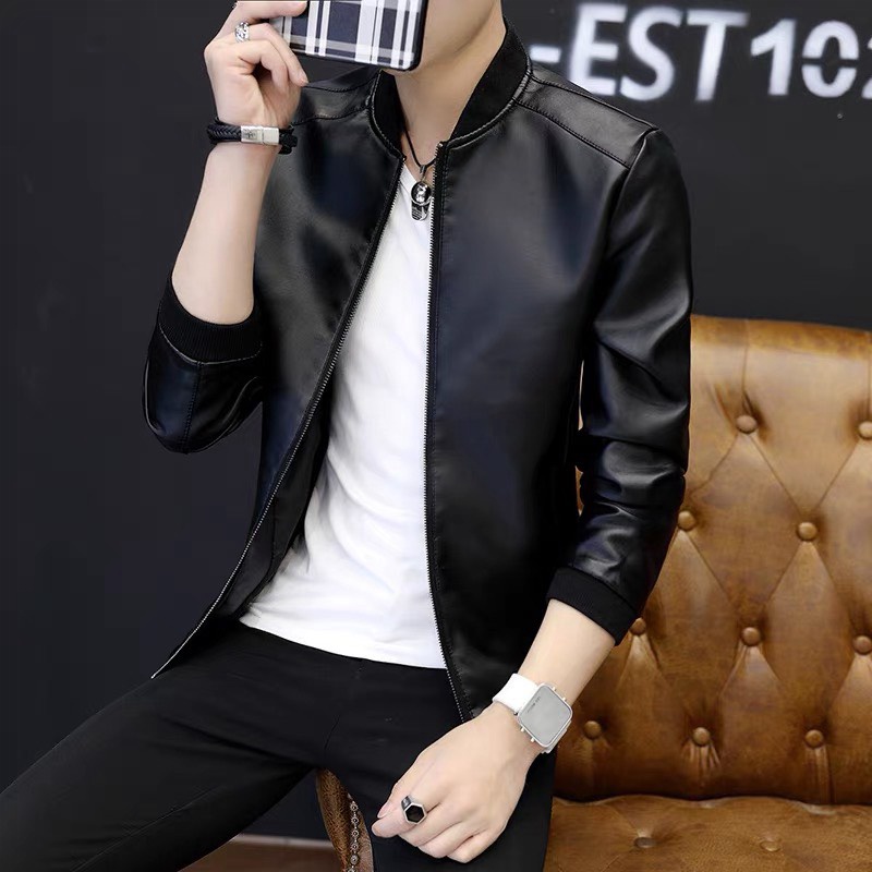 ÁO KHOÁC DA NAM PHONG CÁCH THỜI TRANG , LỊCH LÃM PHONG ĐỘ VALENTINA