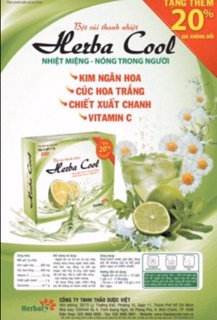 ✅ Bột Sủi Thanh Nhiệt Herba cool  ( hộp 5 gói)