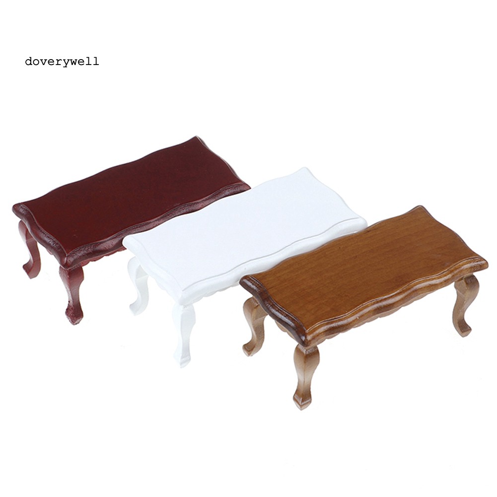 Mô Hình Bàn Ghế Gỗ Mini Tỉ Lệ 1/12 Cho Nhà Búp Bê
