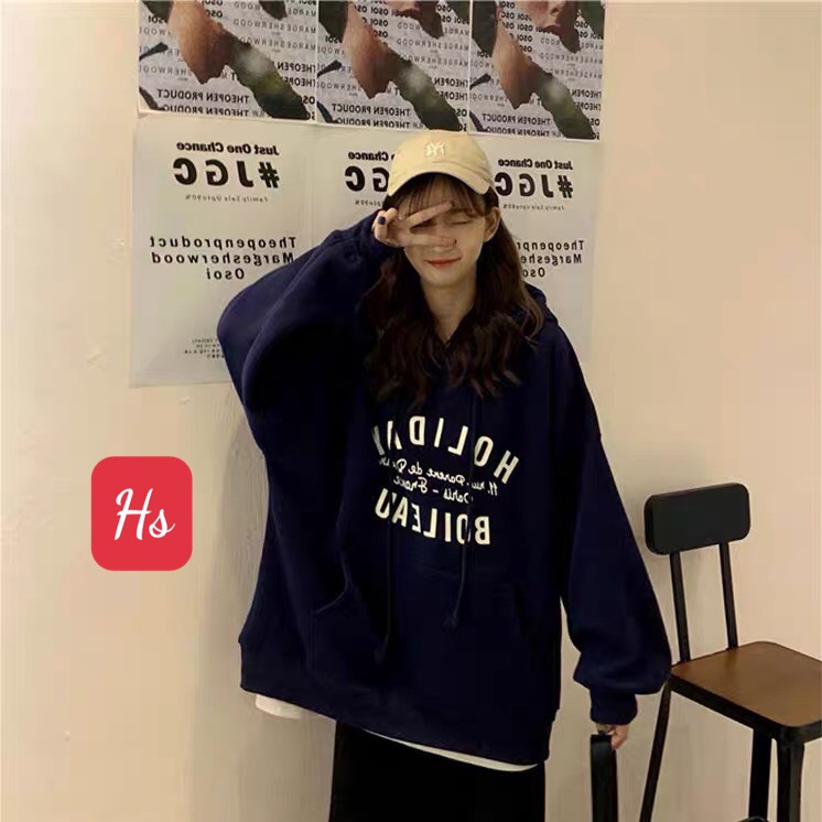 Áo Hoodie Có Mũ Nam Nữ Holiday Thu Đông Chất Nỉ Ngoại Mềm Mịn Hottrend 2022 Unisex X.Store 859