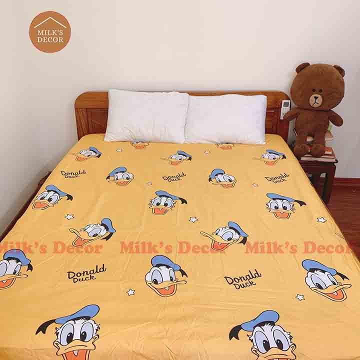 Ga chống thấm COTTON 💯 Drap chống thấm cao cấp chính hãng AMANDA 👶 an toàn cho bé không nóng không bí không sột soạt