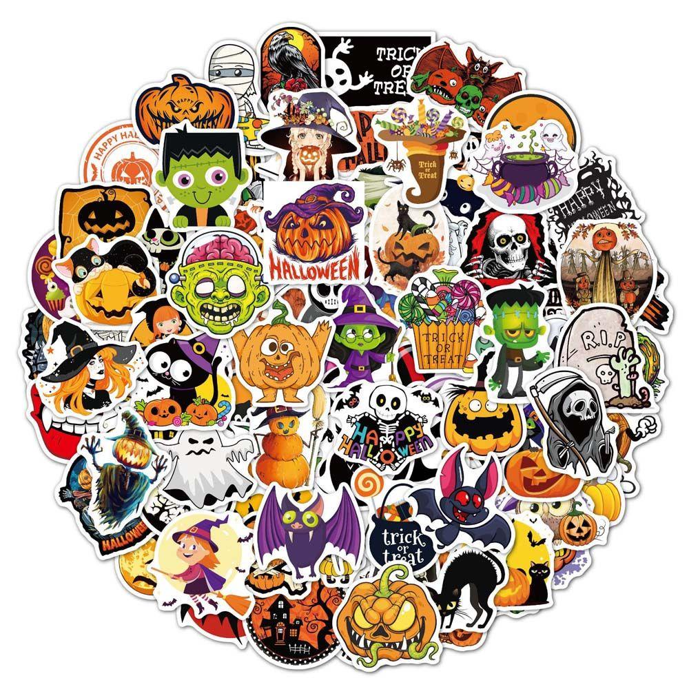 Sticker Trang Trí Sổ Tay Chủ Đề Halloween