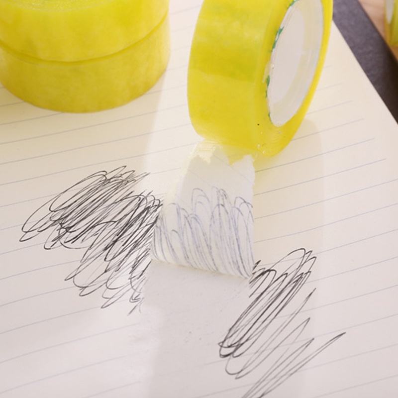 Cuộn Băng Keo Trong Suốt Rộng 12mm Dài 30m Có Thể Thay Thế Cho Cuộn Băng Keo