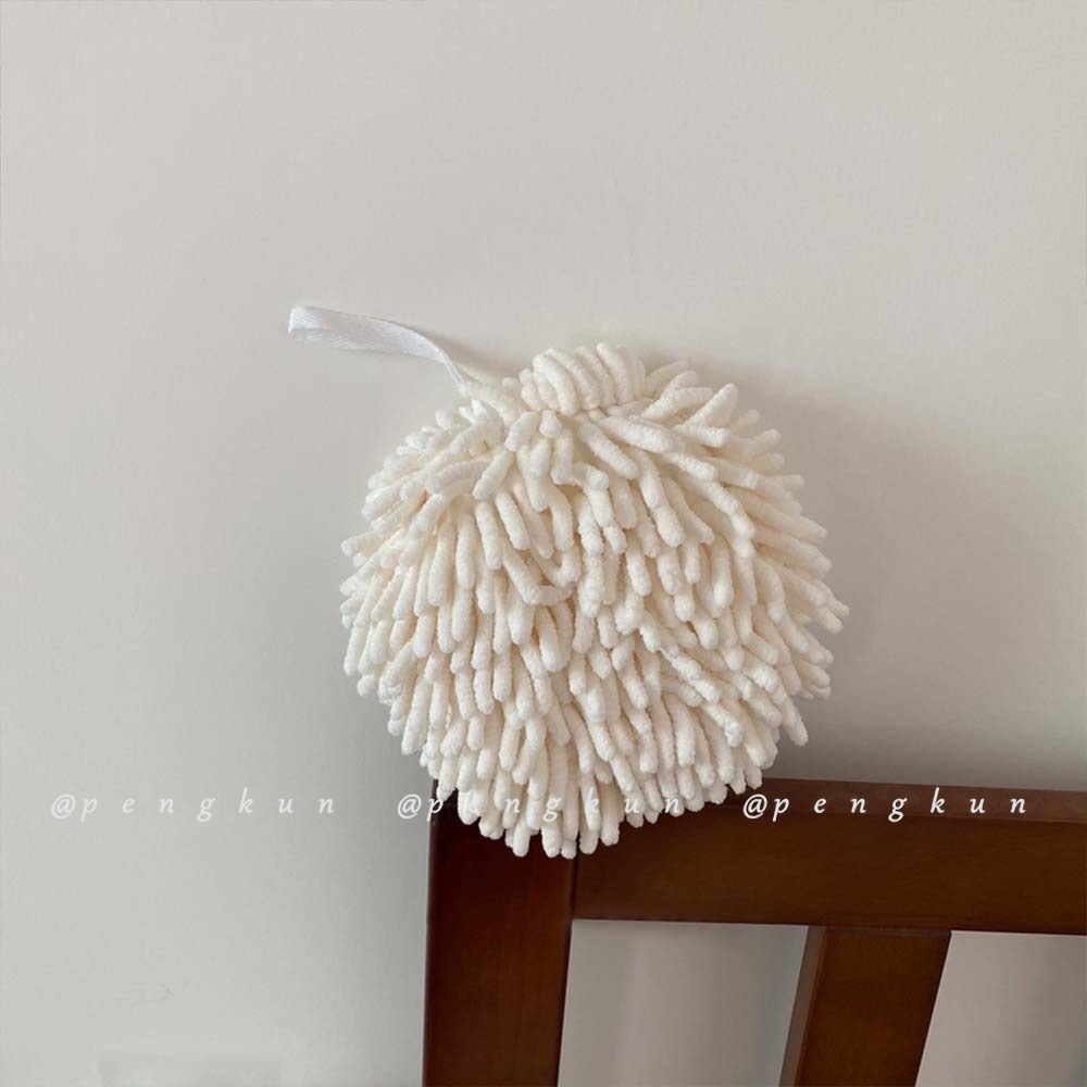 Chenille Khăn Lau Tay Lông Mềm Thấm Hút Nước Có Thể Treo Được ins