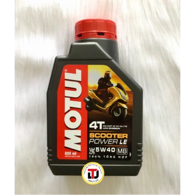 Dầu Nhớt xe máy Motul Scooter Power 5W40 800ml