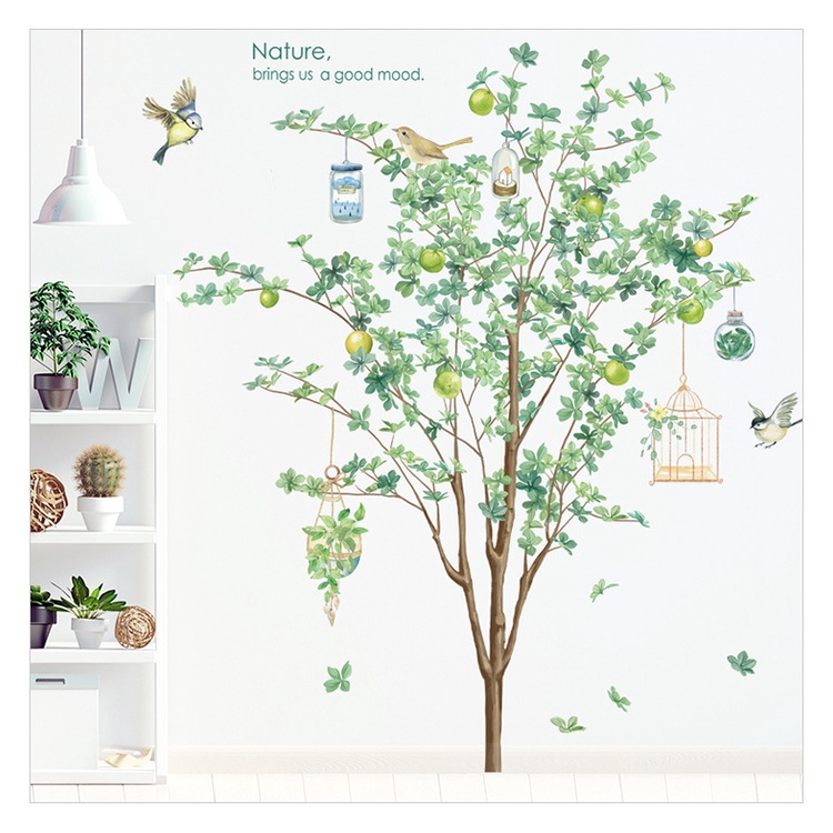 Decal dán tường, Giấy dán tường cao cấp hình hoạt hình cho bé, trang trí phòng ngủ, tủ quần áo