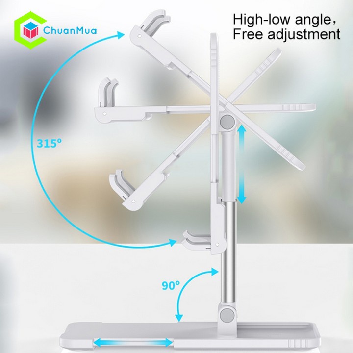 Giá đỡ điện thoại gấp gọn đa năng (cao cấp, gọn gàng, chịu lực tốt, để được nhiều kiểu...)