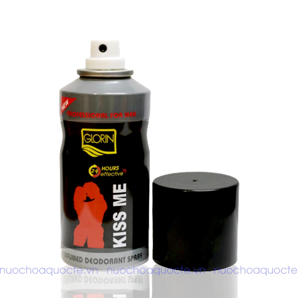 🎁 Xịt khử mùi nam nữ Glorin 150ml hương nước hoa châu Âu khử mùi ngăn mồ hôi hiệu quả - Giữ Vùng Da Dưới Nách Khô Thoáng