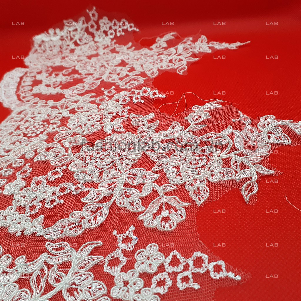 Ren thêu váy cưới - Mẫu 01 (m) #0208