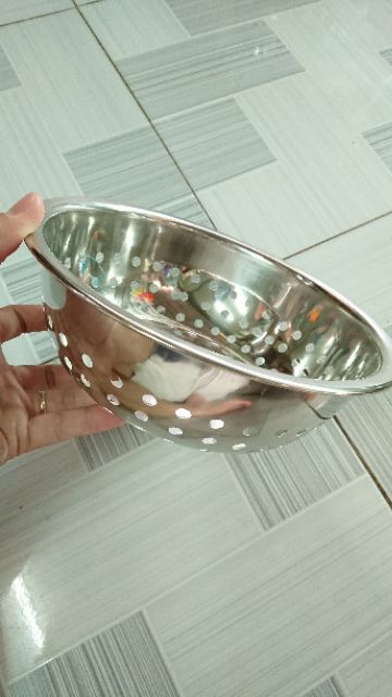 Rổ inox hàng dày