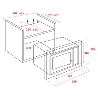 Lò vi sóng âm tủ Teka ML 820 BIS nhập khẩu Châu Âu, lò vi sóng, lo vi song, lò vi sóng sharp, lò vi sóng có nướng