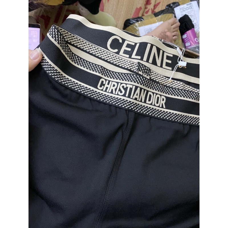 MECHIPXINH - QUẦN LEGGING THÊU ỐNG CẠP CHỮ UMI CHO NỮ | BigBuy360 - bigbuy360.vn