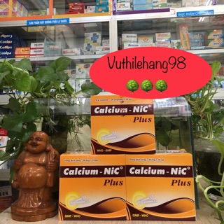 2 hộp Calcium-nic bổ sung canxi cho mọi lứa tuổi