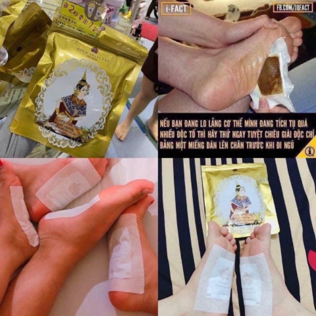 MIẾNG DÁN THẢI ĐỘC GOLD PRINCESS ROYAL THÁI LAN