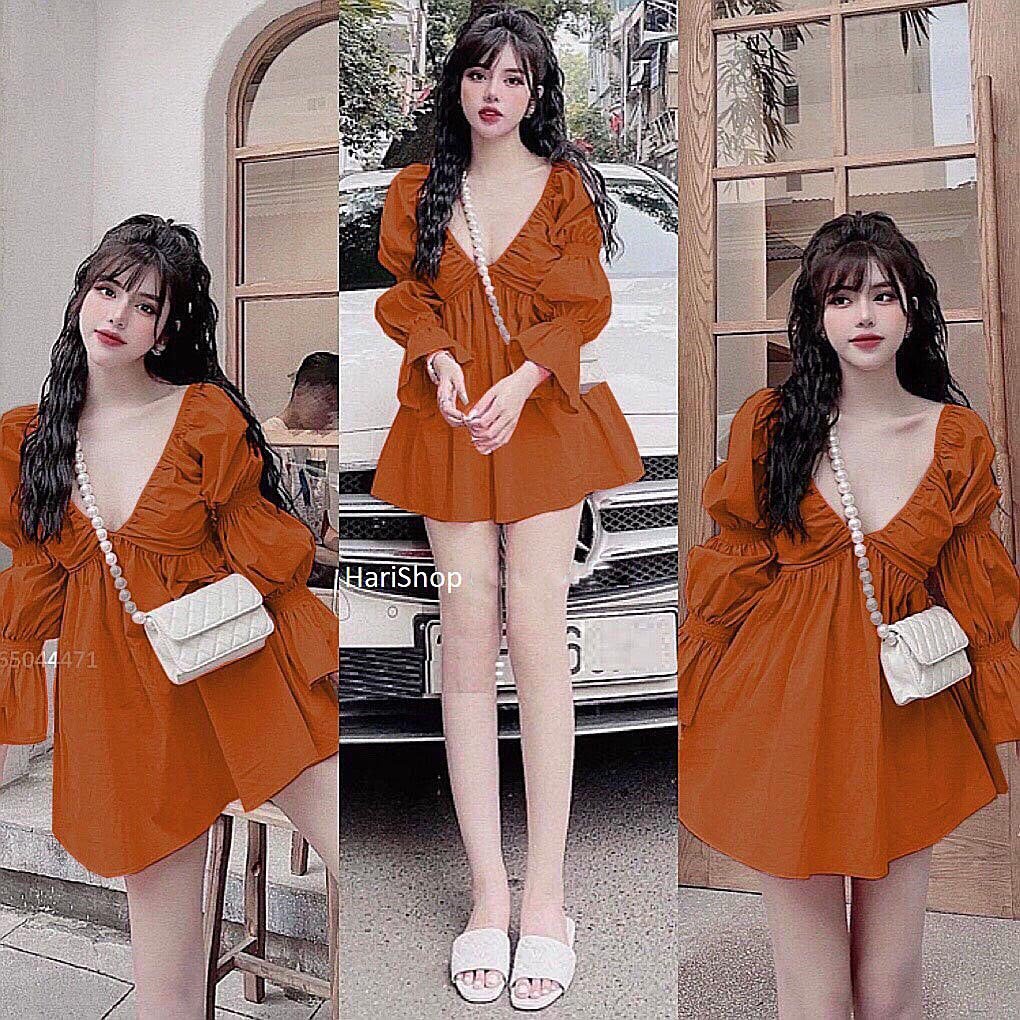 Set bộ áo BabyDoll kèm quần cao cấp hàng thiết kế chất đẹp loại 1