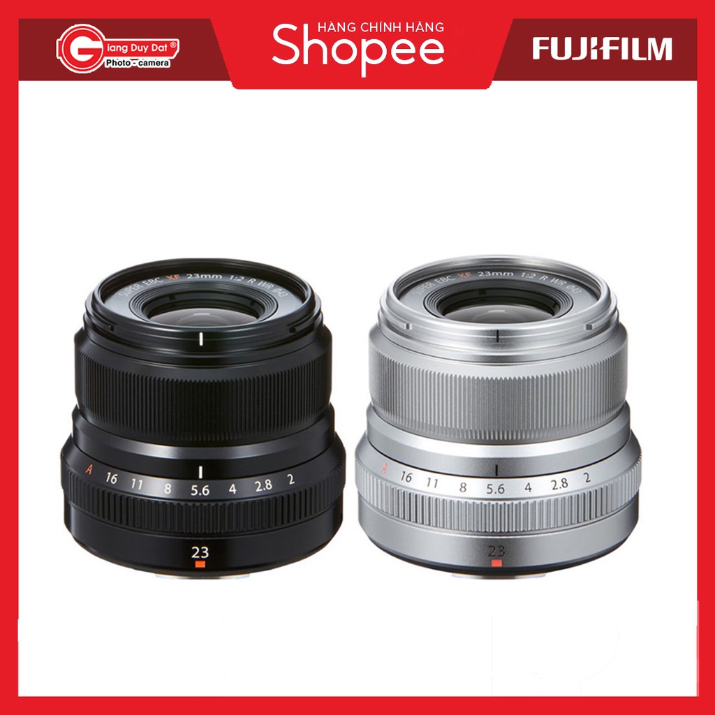 Máy Ảnh Ống Kính Fujifilm XF 23mm f/2R WR Chính Hãng FUJIFILM VN