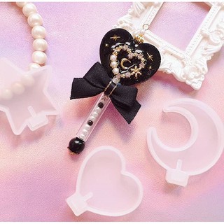 Set 3 Khuôn silicon cây gậy thần kỳ (thiết kế) /Nguyên liệu làm resin