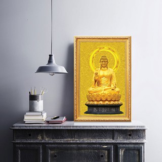 Tranh Phật A Di Đà dát vàng T3779