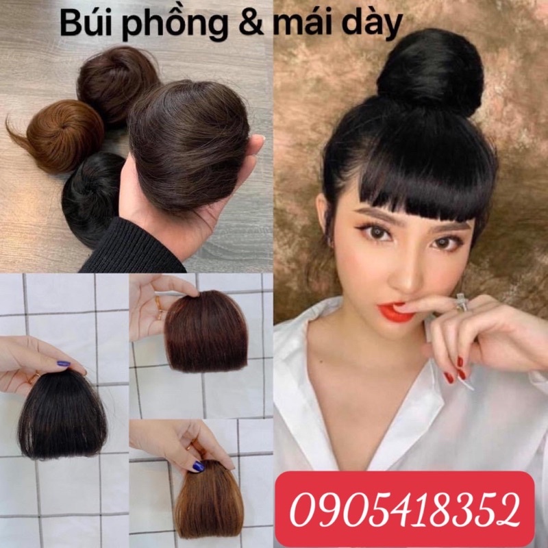 tóc giả búi phồng của nữ thời trang ❇️FREESHIP ❇️Tocgiacherry ❇️