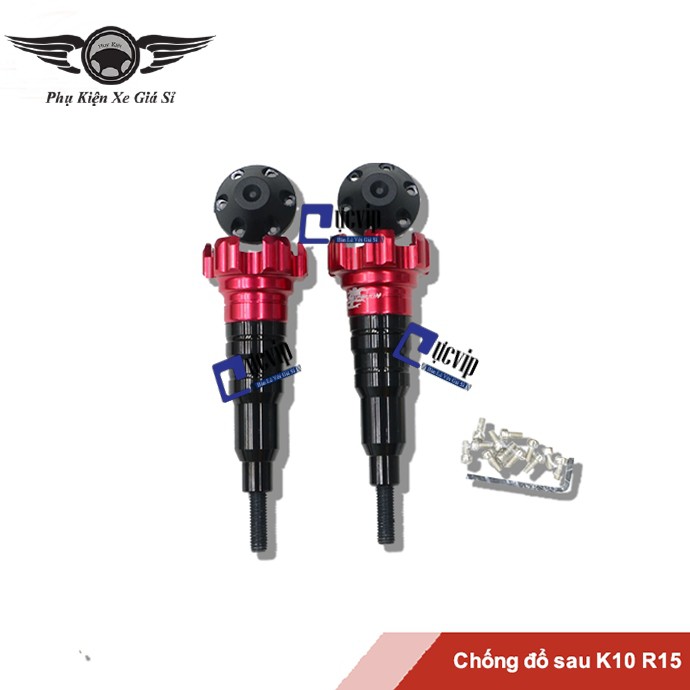 Dùng Cho Xe R15 - Chống Đổ Sau Nhôm CNC K10