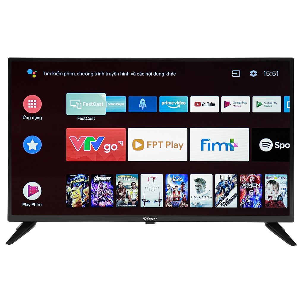 32HGA510 - Android Tivi Casper 32 inch 32HGA510 - 3 cổng HDMI có 1 cổng HDMI ARC, 1 cổng Composite