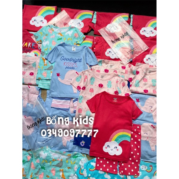 Bộ Hè Borip Bé Gái Cotton C@rters(quần và mẫu giao ngẫu nhiên)