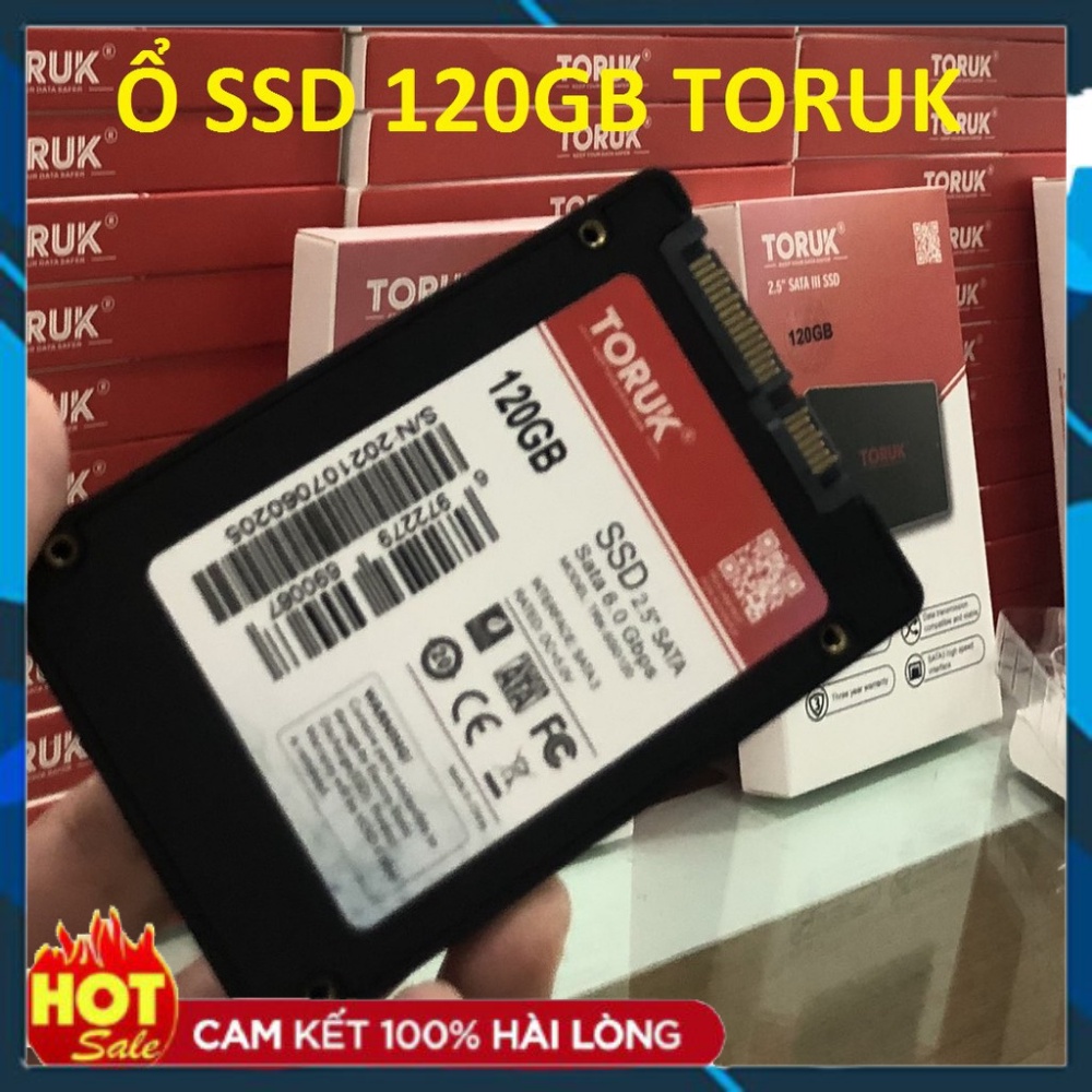 Ổ SSD 120GB Chính Hãng TORUK, BH 36 Tháng