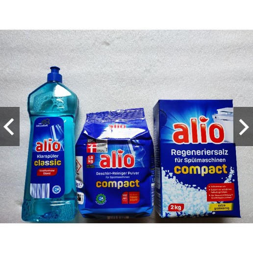 Combo Alio: (Bột Alio + Muối Alio + Bóng Alio)