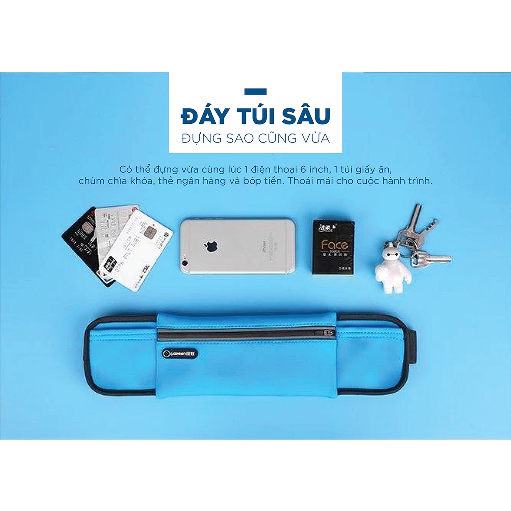 Dây Lưng đa năng Cho Smartphone khi tập thể thao Ugreen Lp112 20818 (đen nâu) Chính Hãng