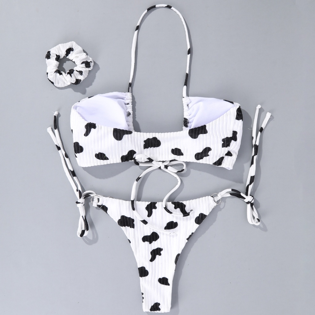 Bộ Đồ Bơi Hai Mảnh Họa Tiết Da Báo Quyến Rũ Cho Nữ