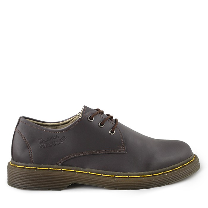 Dr.martens Giày Bốt Da Cổ Thấp Thời Trang Cho Nam Nữ