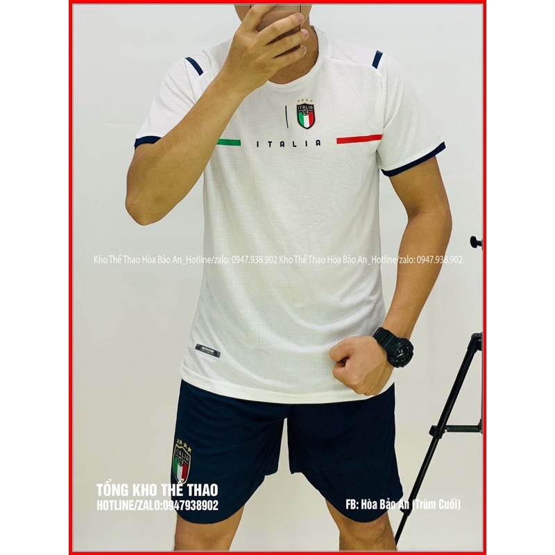 Bộ quần áo đá banh ĐT Italia hàng cao cấp thailand new 2021
